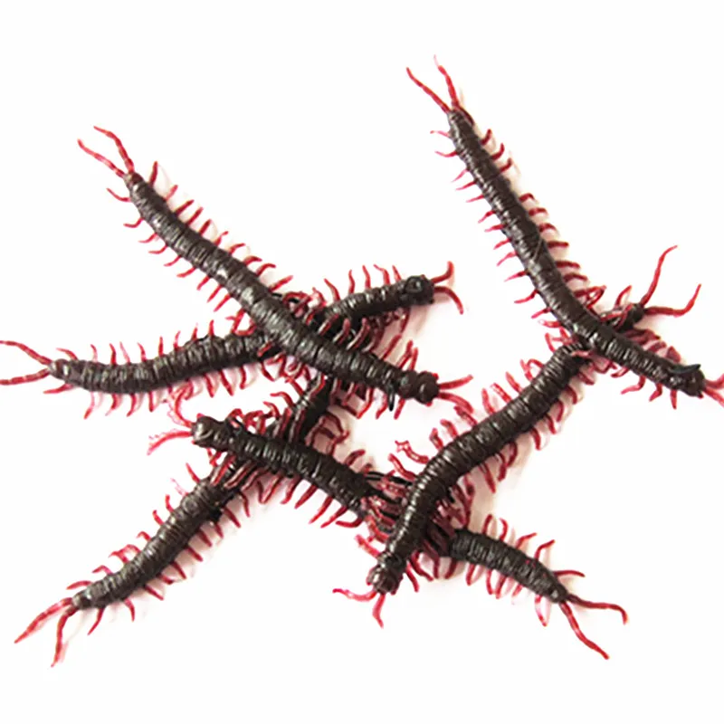 Darmowa Wysyłka 3 Emulacja Centipede 16cm Miękkie Klej Trudne Zabawki Fałszywe Centipede Terror Straszny Męczaki zaskoczył rekwizyty całej osoby