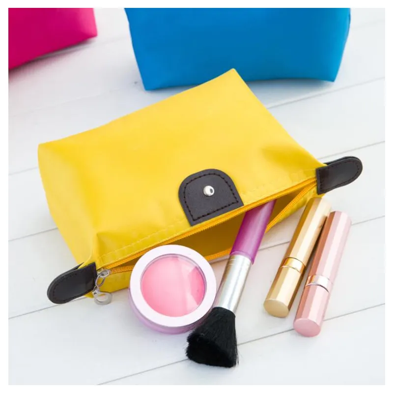 Top Quality Lady MakeUp Pouch Waterproof Cosmetic Bag Clutch Toiletries Travel Kit Casual Small Purse Candy 