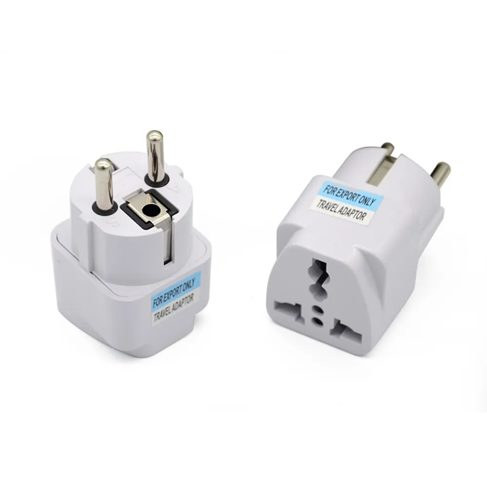 2018 New Arrival White China UK EU US AU Plug Adapter Electrical Plugs High quality for Home Wholesale