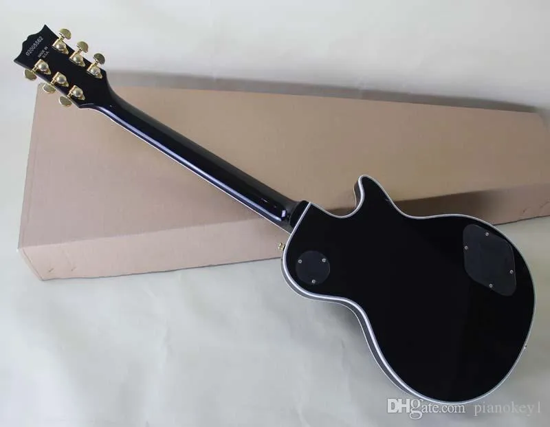 Custom guitar storeOEM Left hand BK custom guitar electricChina made gutiars 1641313