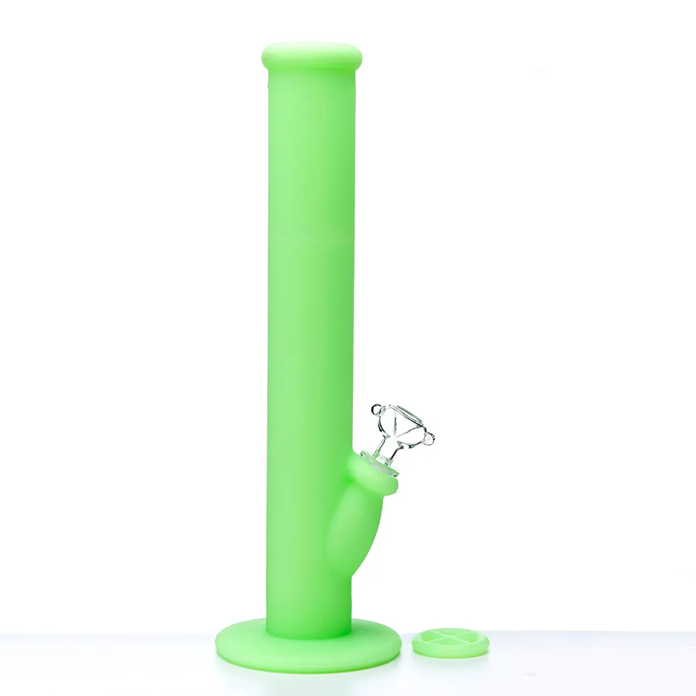 Multi Colors Silicone Water Pipe Silicon Hookah with Glass Bowl Smoking Pipes Bongs Water Bong at Mr_dabs