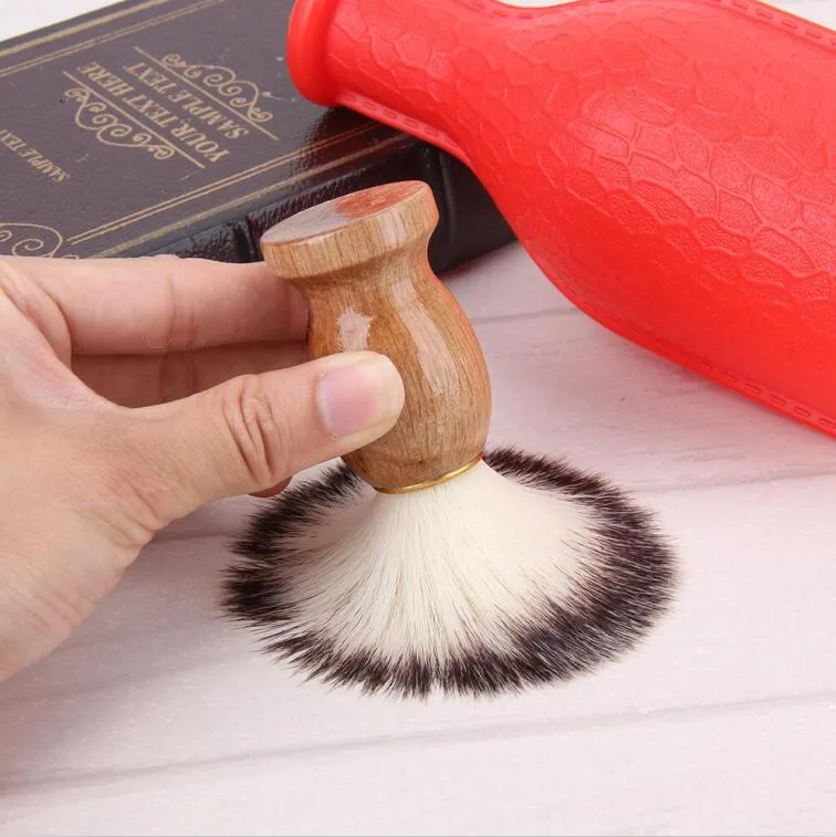 Shaving Brush Badger Hair Men Barber Salon Men Facial Beard Cleaning Appliance Shave Tool Razor Brush Wood Handle for Men3912906