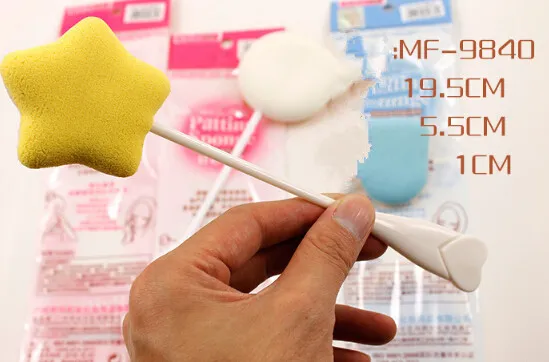 NEW ARRIVAL SPONGES APPLICATORS COTTON LONG HANDLE PAT THE FACE AND BACK Promoting emulsion absorption 1248774