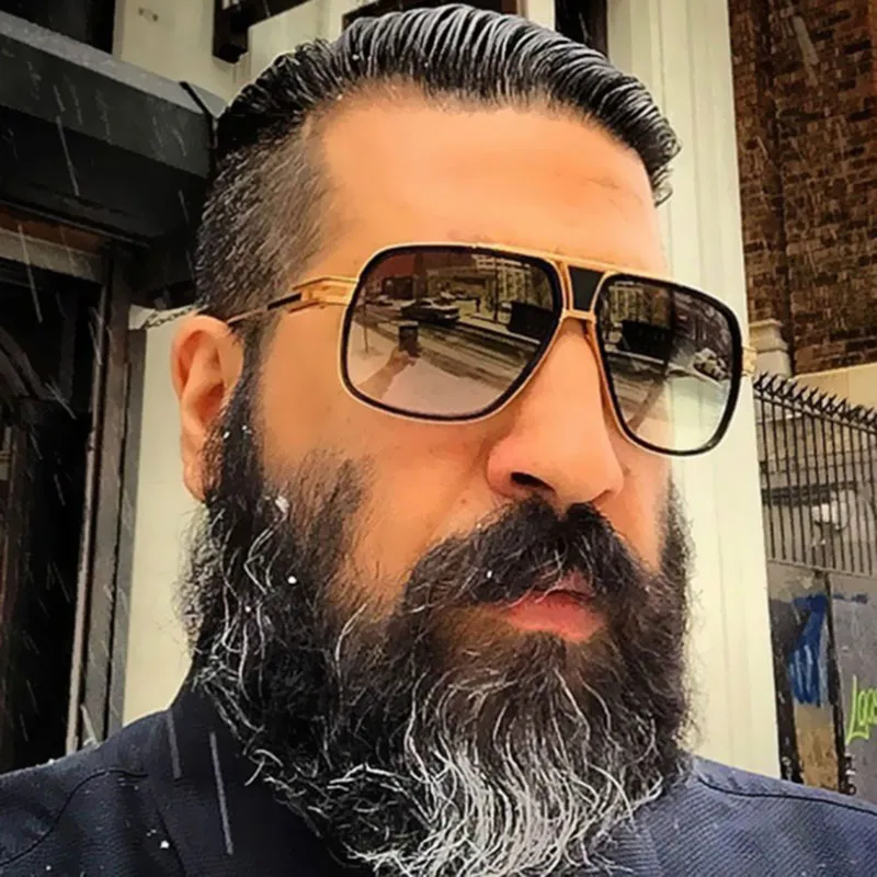 2019 Klasik Pilot Güneş Gözlüğü Erkekler Retro Boy Shades Erkek Sunglass Ayna Güneş Gözlükleri Erkekler için 2018 Zonnebril