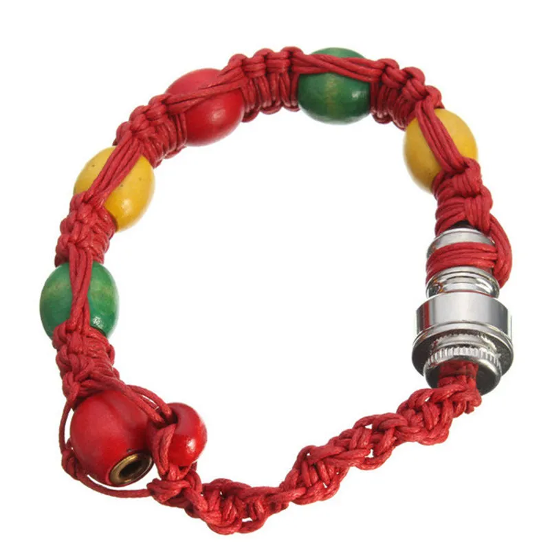 Nouveau Bracelet en métal Portable, Pipe à fumer, Pipe Rasta de la jamaïque, 3 couleurs, cadeau pour hommes et femmes
