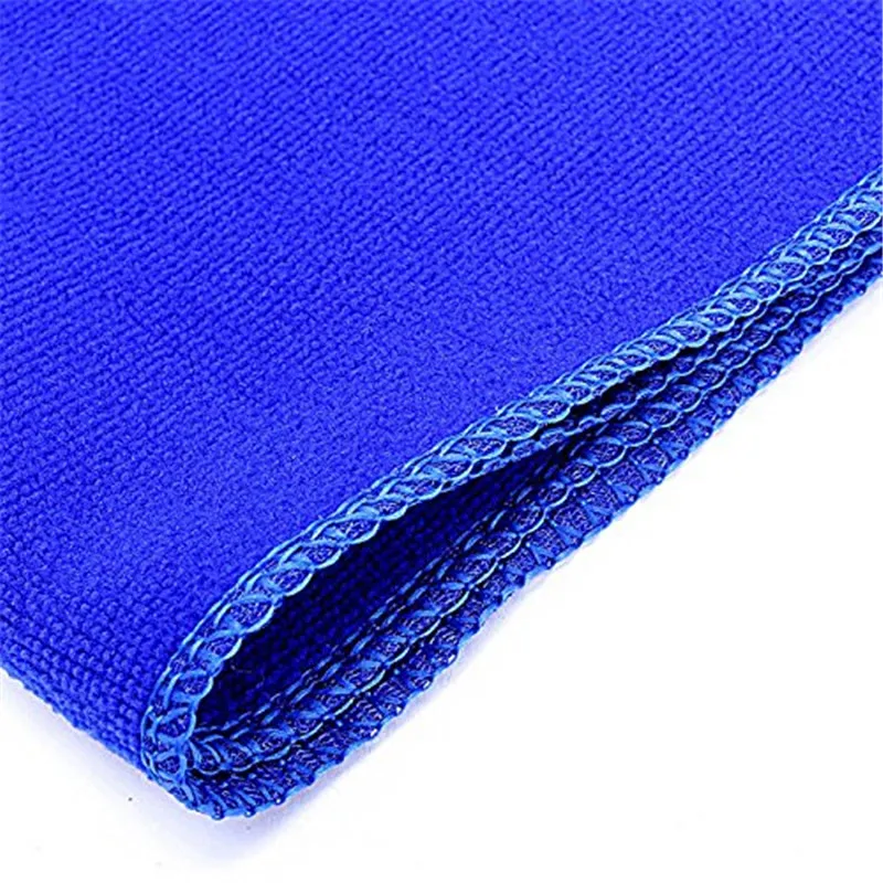 Set 30 70 cm Blaues Weichhandtuch Auto Reinigung Mikrofaser Absorbierende Handtuch sauberes Wachs Valettiertes Waschen 207K4793631
