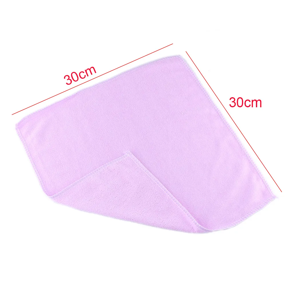 Microfiber Wash Clean Handdukar Bilrengöring Duster Soft Cloths 30x30cm