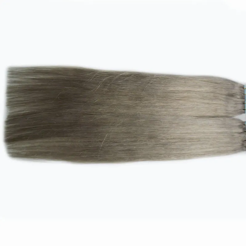7A Grigio nastro antiscivolo capelli capelli capelli da 200 g / set nastro nelle estensioni dei capelli umani