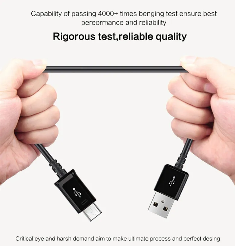 Cavi cellulari di ricarica dei dati USB-C OEM Samsung Galaxy S10 S9 / S9 Plus / S8 / S8 + / Note8