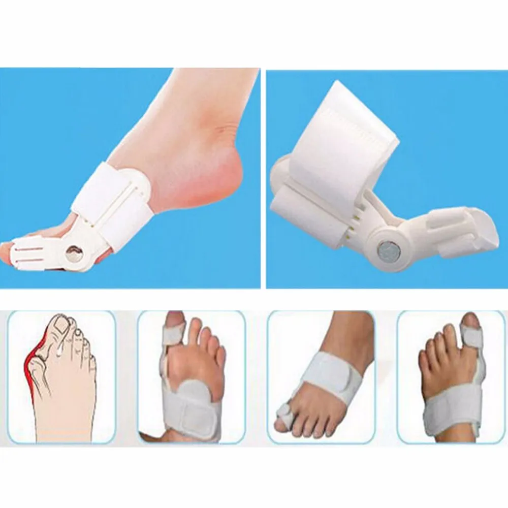 Hallux Valgus Correcteur Big Bone Toe Oignon Correcteur Attelle Orthopédique Accolades Pouce Pied Traitement Gros Os Accolades Outil Une Paire = 