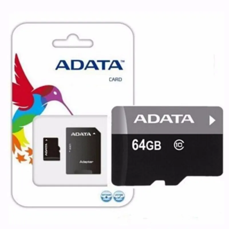 ADATA 80MBS 90MBS 32GB 64GB 128GB 256GB C10 TF 플래시 메모리 카드 어댑터 소매 물집 패키지 Epacket DHL 1516146