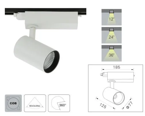 Pista de Luz 4 fios Cree faixa Lâmpada 4 pinos 20 W 30 W 40 W CRI80 Alta qualidade Roupas Loja Showrooms Showrooms Exposição Em Exposição