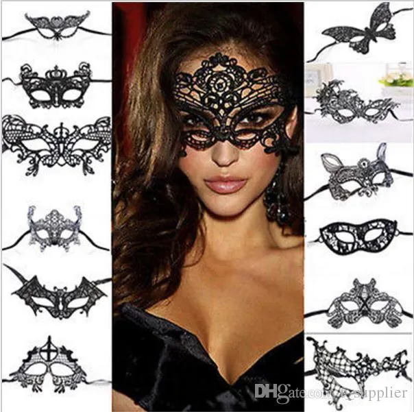 Mode Sexy Spitze Augenmaske Venezianische Maskerade Ball Party Kostüm Dame Geschenke Party Masken c298