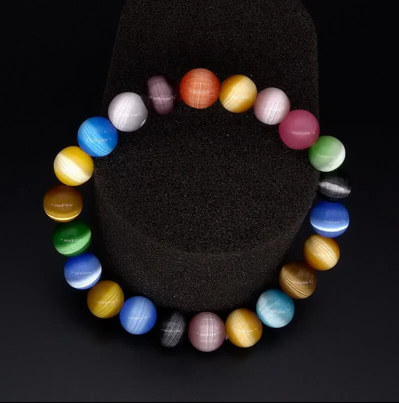 Brillante bellezza: braccialetto colorato con opale, braccialetto con giada