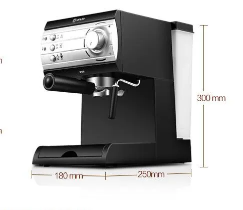 Donlim 가정 에스프레소 커피 머신 반자동 Iltian 고압 펌프 스트림 카페 제조업체 20bar 1.5L 우유 110-220-240v489903
