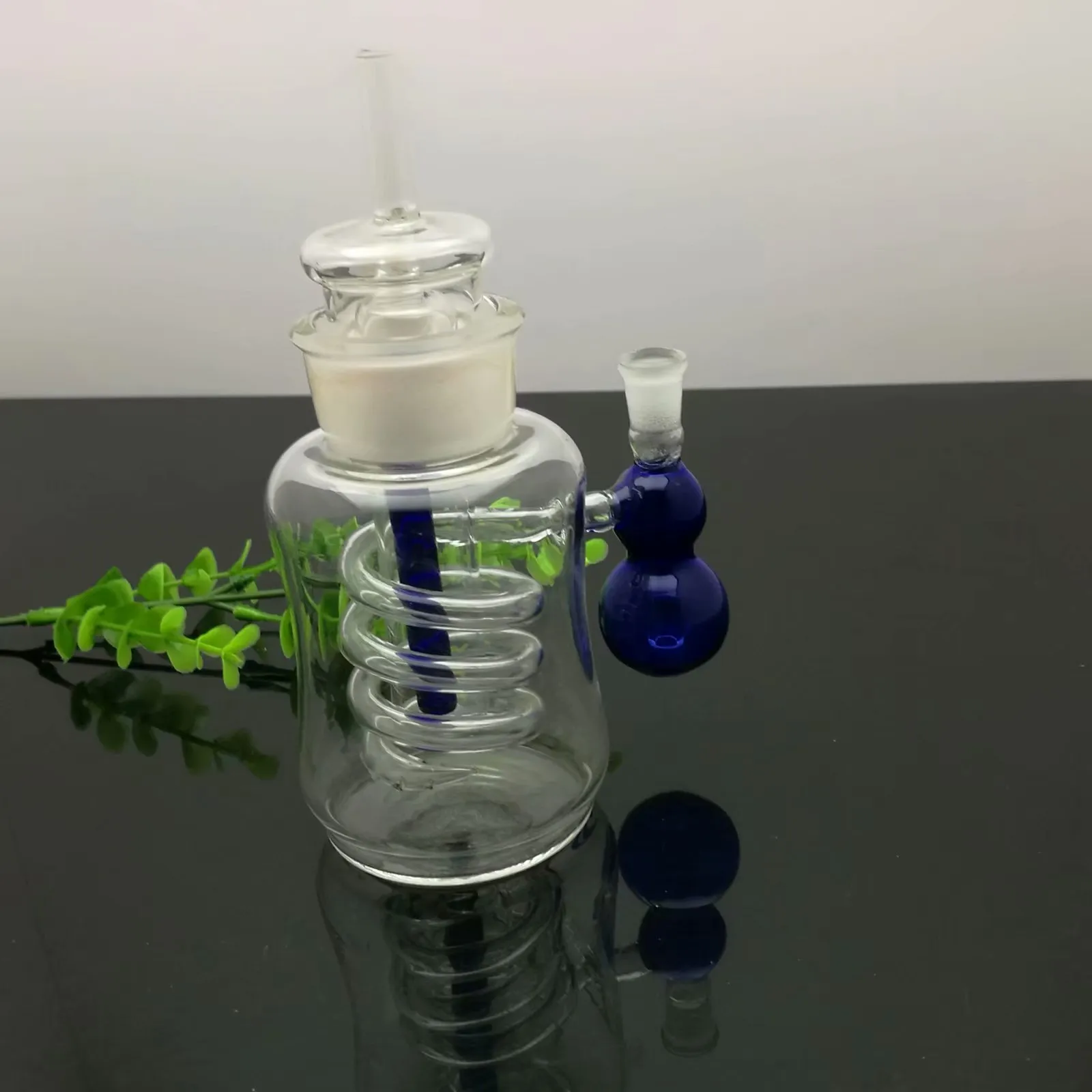 Glazing glass water pipe with gourd Wholesale Glass bongs Oil Burner Glass Water Pipes Oil Rigs Smoking 