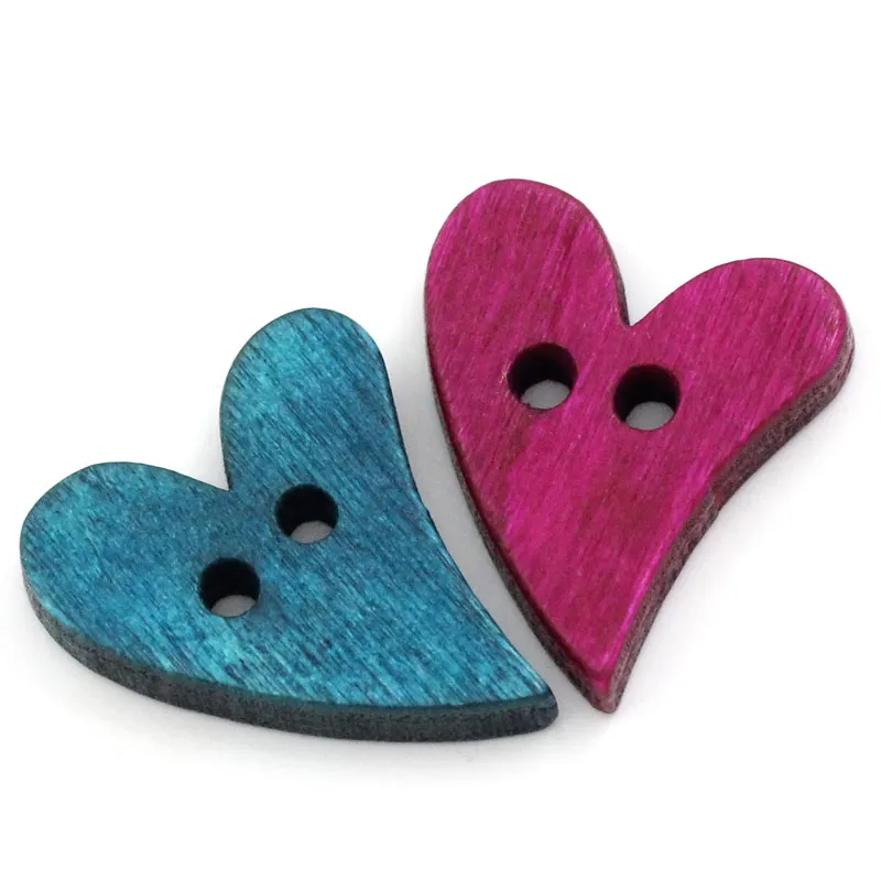 1 Inch Buttons 4 Holes Round Buttons 25mm For DIY Sewing Craft, Multicolor 100 Pcs