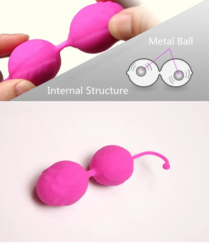 Medical Silicone Vibrator Kegel Balls Vibrator Sex Toys for Woman Vaginal Tighten Aid Love Ben Wa Ball Tighten Exercise Machine13