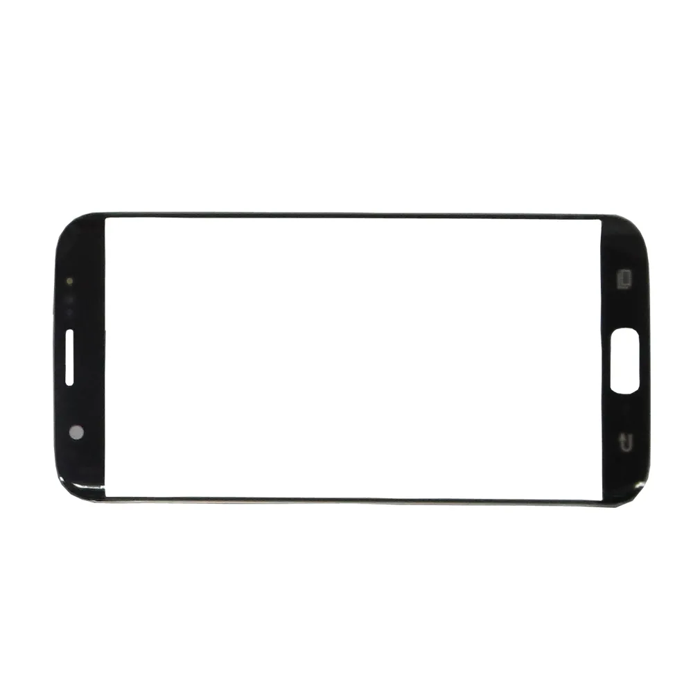 Lcd frente de vidro exterior lente de topo da tela de toque do painel de vidro recondicionar para samsung galaxy s7 edge reparação de peças