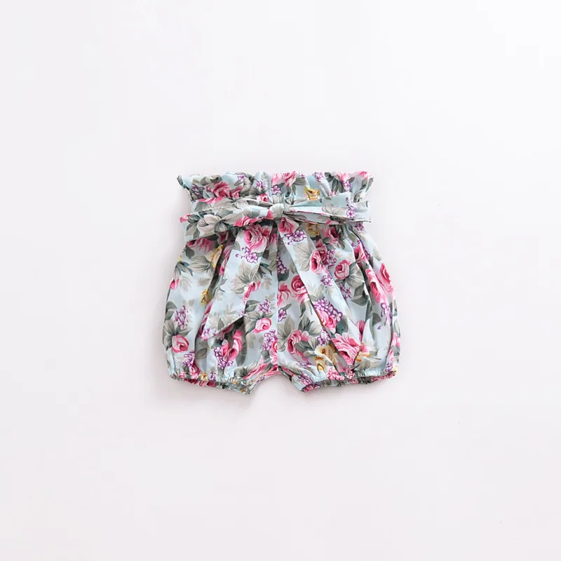 2018 verão bebê meninas calções com bowknot doces cores crianças roupas crianças meninas ruffle shorts da menina da criança roupas bloomers 1-5 anos