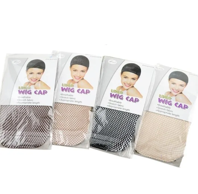 Invisible High Stretch Elastic Fishnet Hair Net Wigs Cap For Snood Mesh Hair Weaving Nylon Ordinary Small Packet