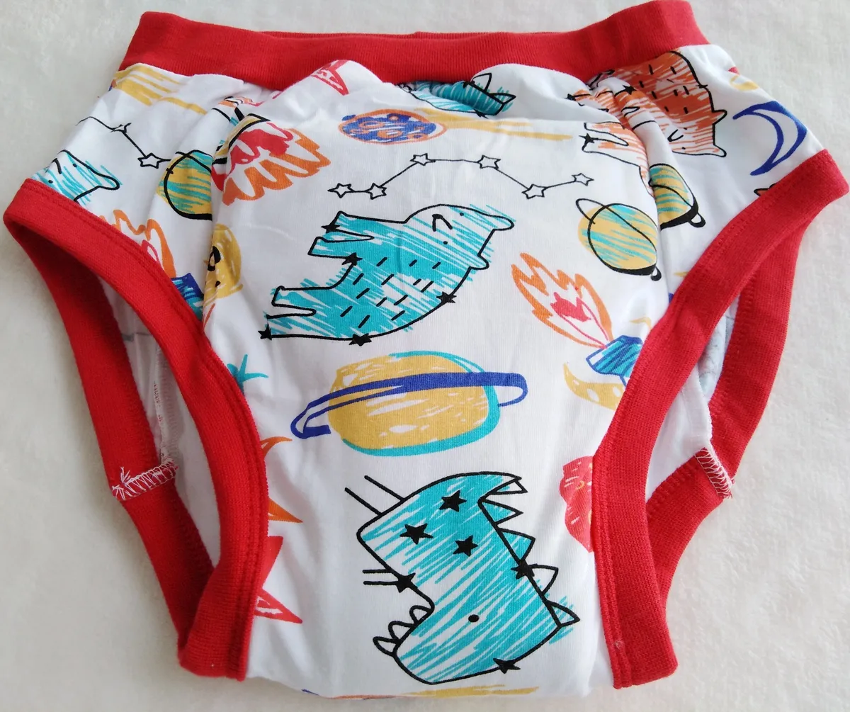 Rocket Print Training Pant For Adults ABDL Happy Flute Cloth Diapers