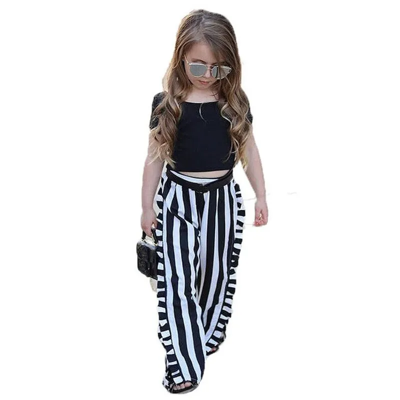 Decimal películas Noticias Nueva Moda Ropa Para Niñas Conjuntos De Ropa Para Niños Negro Manga Corta Top + Raya Pantalones De Pierna Ancha 2 Piezas Traje Ropa Para Niños De 3,83 € | DHgate Decimal películas Noticias Nueva Moda Ropa Para Niñas Conjuntos De Ropa Para Niños Negro Manga Corta Top + Raya Pantalones De Pierna Ancha 2 Piezas Traje Ropa Para Niños De 3,83 € | DHgate
