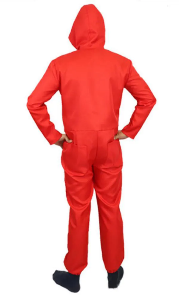 Salvador Dali Movie Costume Money Heist The House of Paper La Casa De Papel Cosplay Halloween Party Costumes with Face Mask