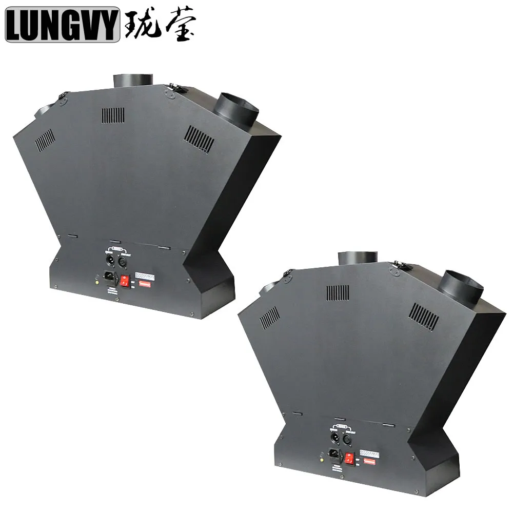 3 Head Fire Machine DMX512 2CH Triple Flame Projector Stage Lighting ...