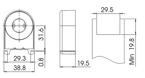 traditional lamp holders @ lamp bases for t8 g13 light tube