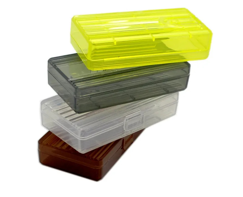 2* 18650 Battery Storage Box RCR123 16340 Empty Hard Plastic Case Cover Holder Container Bag Organizer Boxes