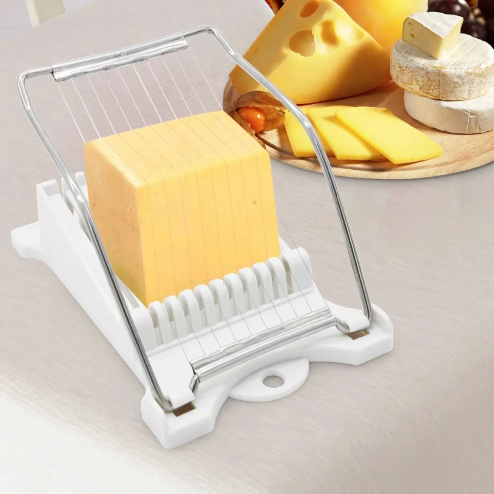Luncheon Meat Slicer Cheese Boiled Egg Ham Cutter Fruit Slicer BPA Free 180ﾰRotatio (6)
