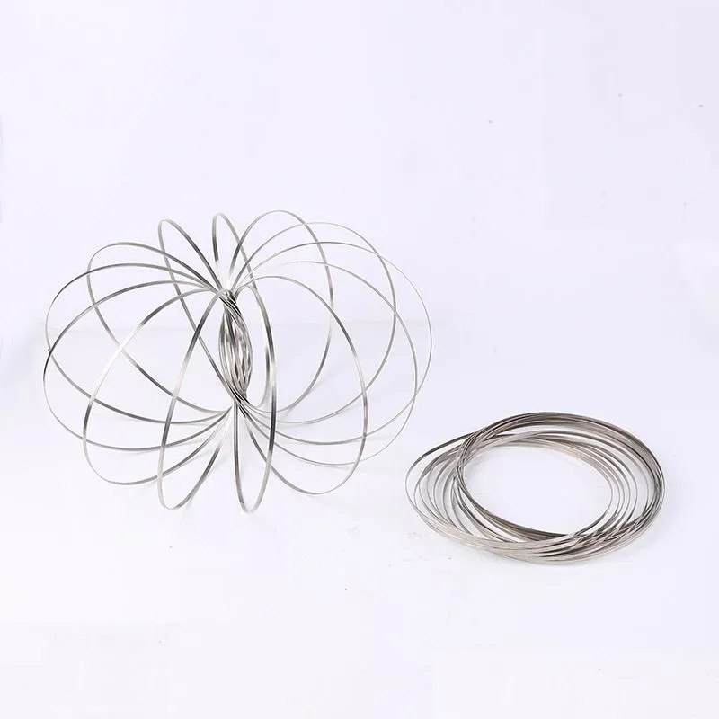 Flow Magic Spinner Ring Bras Slinkey Jouet Flow Rings Kinetic Spring  Bracelet Science Éducatif Sensoriel Interactif Cool Cadeau De Mariage Jouets  Du 1,84 €