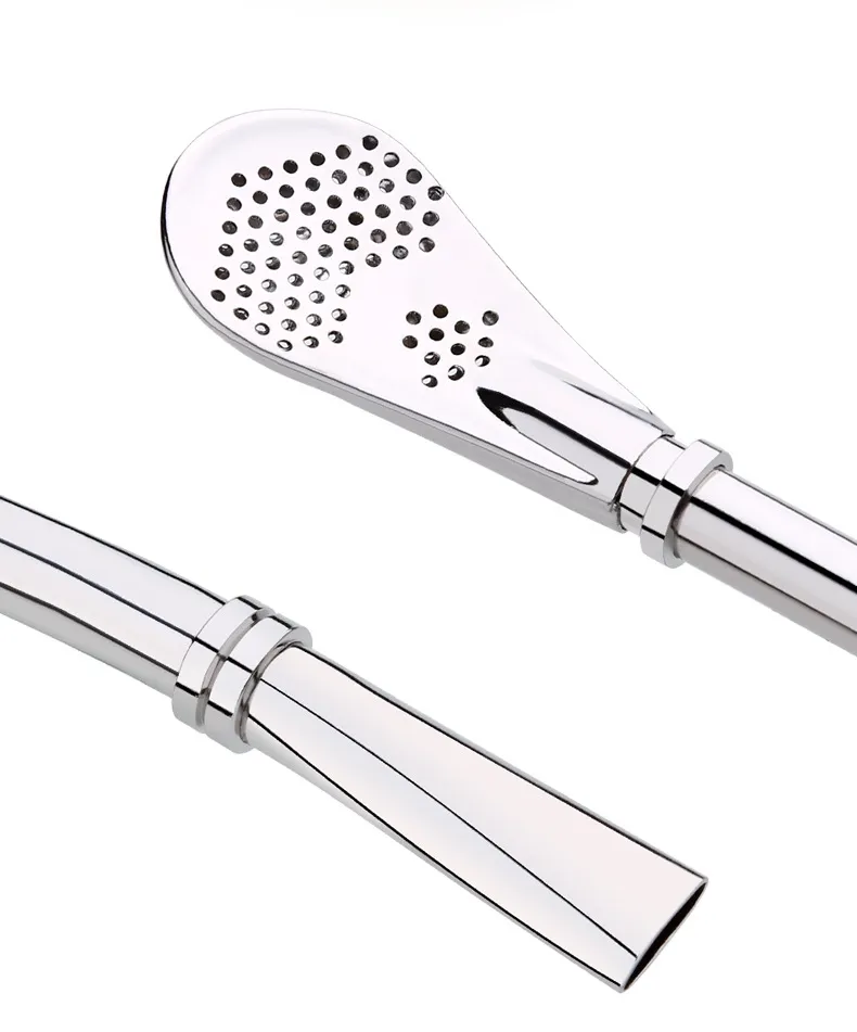 Evago Edelstahl-Trinkhalme Mit Filter – 6er Set Inkl. Bürsten, Perfekt Für Yerba Mate & Tee | 18 Cm Länge
