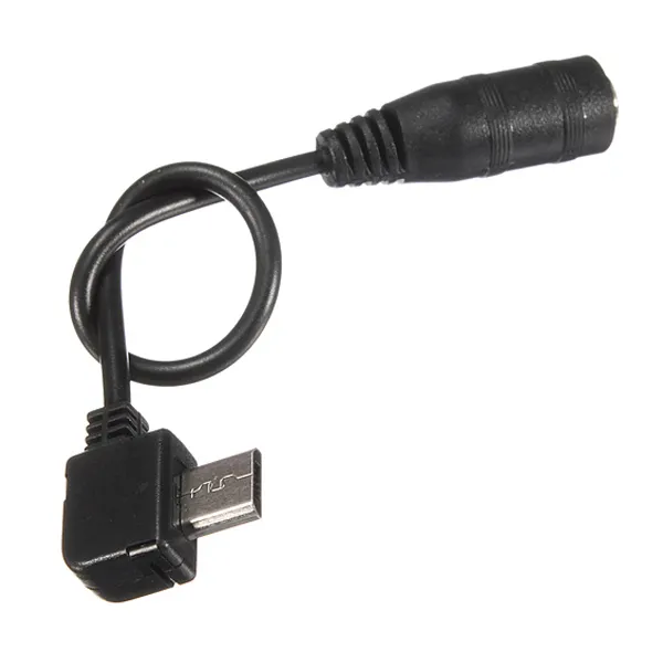 Freeshipping 20 sztuk Mini Gniazdo USB do 3,5 mm Słuchawki Słuchawki Adapter Audio Cable Cord