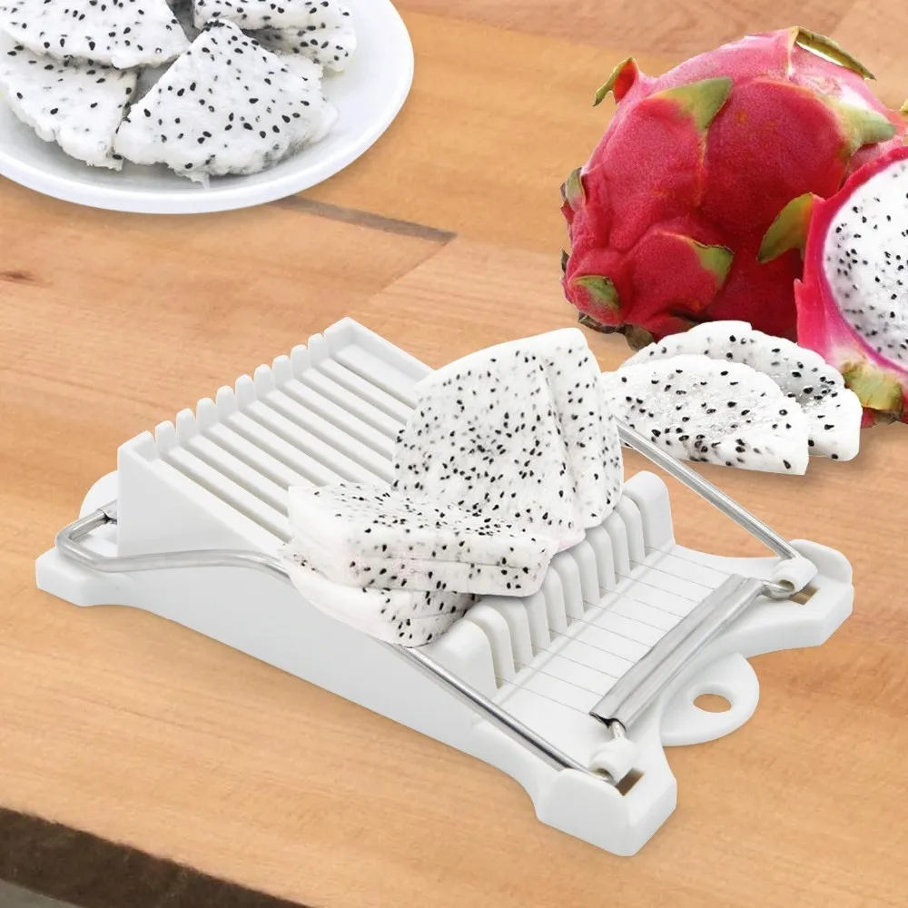 Luncheon Meat Slicer Cheese Boiled Egg Ham Cutter Fruit Slicer BPA Free 180ﾰRotatio (3)