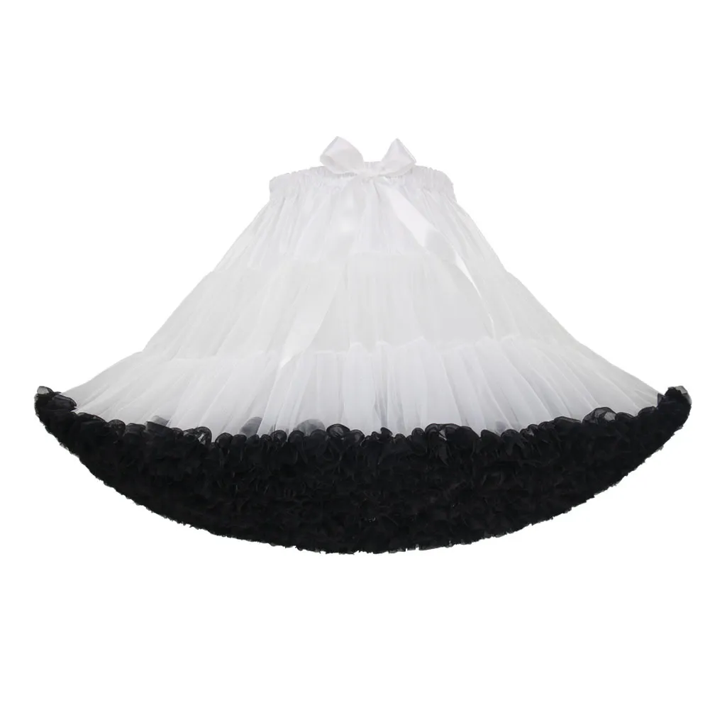 Ny bröllop Brudkött Många färger Hoopless Crinoline Lady Girls Underskirt Rockabilly Dance Petticoat kjol Tutu7497467