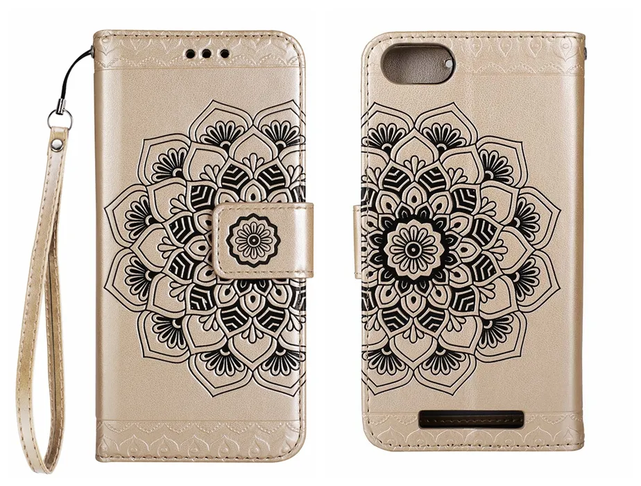 For Wiko Lenny 3 Case Flip Cover Leather PU Wallet Card Court Classical Flower Flip Cover For Wiko Lenny 3 Case Cover