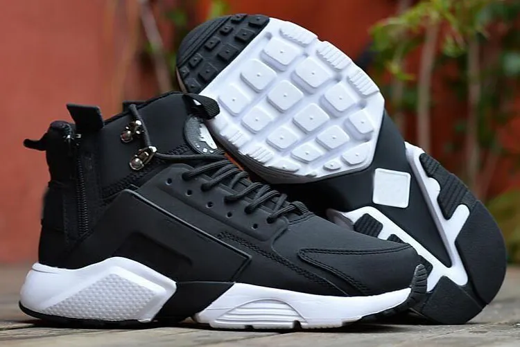 Huarache 6 x Acronym City Mid Cuero Top High Top 2018 Huaraches Zapatillas para correr Hombres Mujeres Huraches Ultra Sneakers Hurache Tamaño 7-11