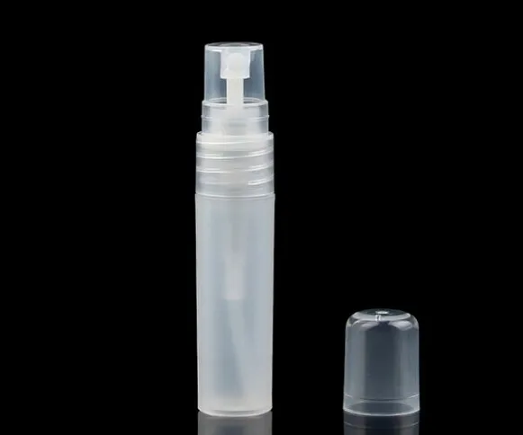 Nowy MIX Zamówienie 100 sztuk / partia 5ml Multicolor Proponence Plastic Atomizer Butelka Travel Makeup Perfumy Spray Refillable Butelka
