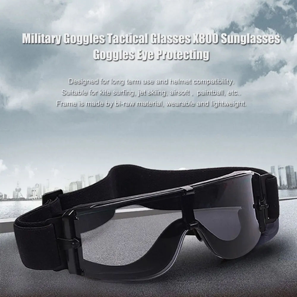 Envío Gratuito Gafas Militares Gafas Tácticas Airsoft X800 Gafas De Sol Gafas  Gafas Gafas De Motor Ciclismo Montar Protección Para Los Ojos De 27,77 €