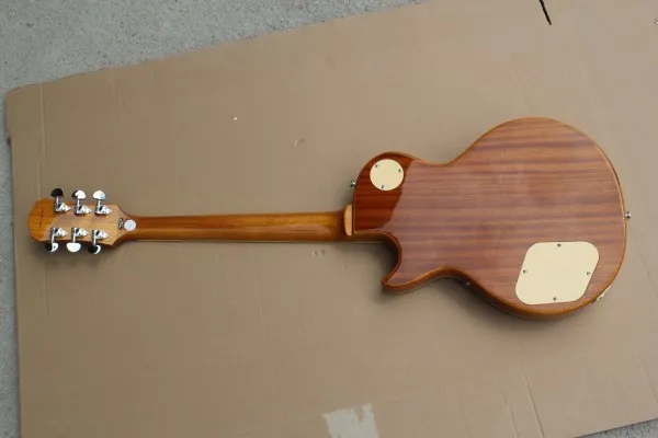 2013 Yeni Geliş Özel Mağazalar LP Gitar doğal Ahşap renk Elektro Gitar Ücretsiz Kargo