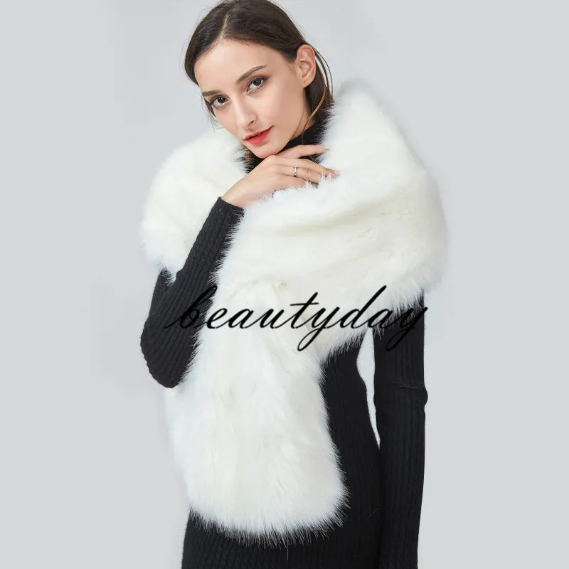 Winter Wedding Coat Bridal Faux Fur Wraps Warm Stick Shawls
