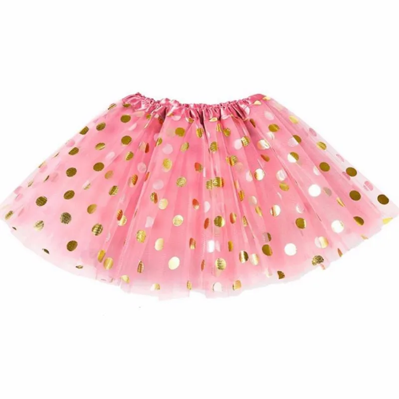 Nyfödda spädbarn bronzing dot tutu kjolar insatsen net garn baby flickor prinsessan kjolar tutu klänning 8 färger barn spets kjol c3797