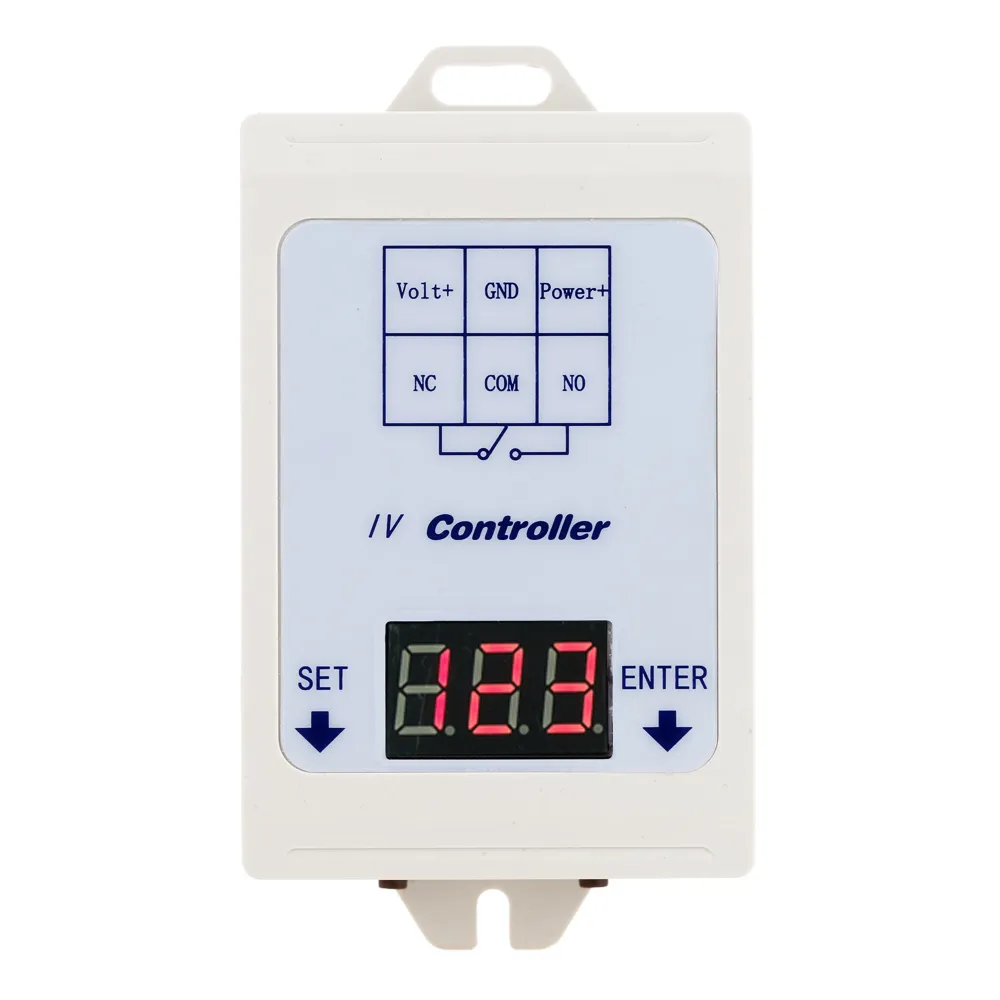 Freeshiping Display Display Display Moduł Przełącznik 12 V 24 V DC DIY Moduł Przekaźnik Digital Meter Electronics Control Relay Timer z Case