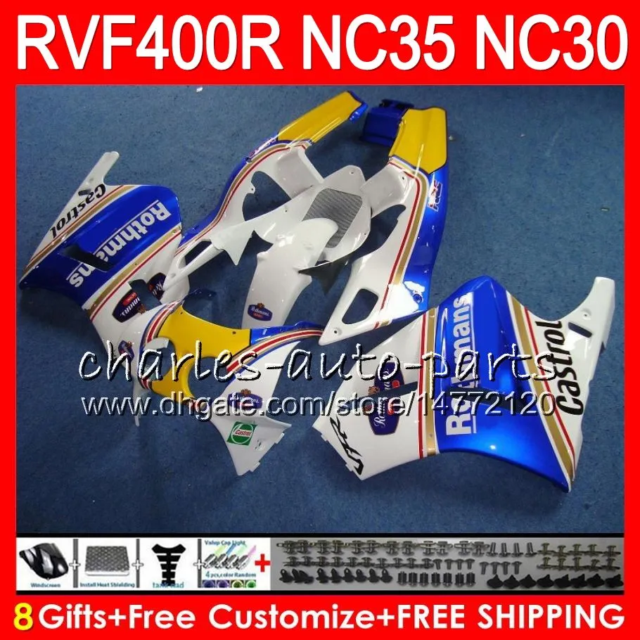 Honda NC35 V4 Rothmans Blue RVF400R 1990 1990 1990 1990 RVF VFR 400 R NC30 VFR 400 R 90 91 92 93