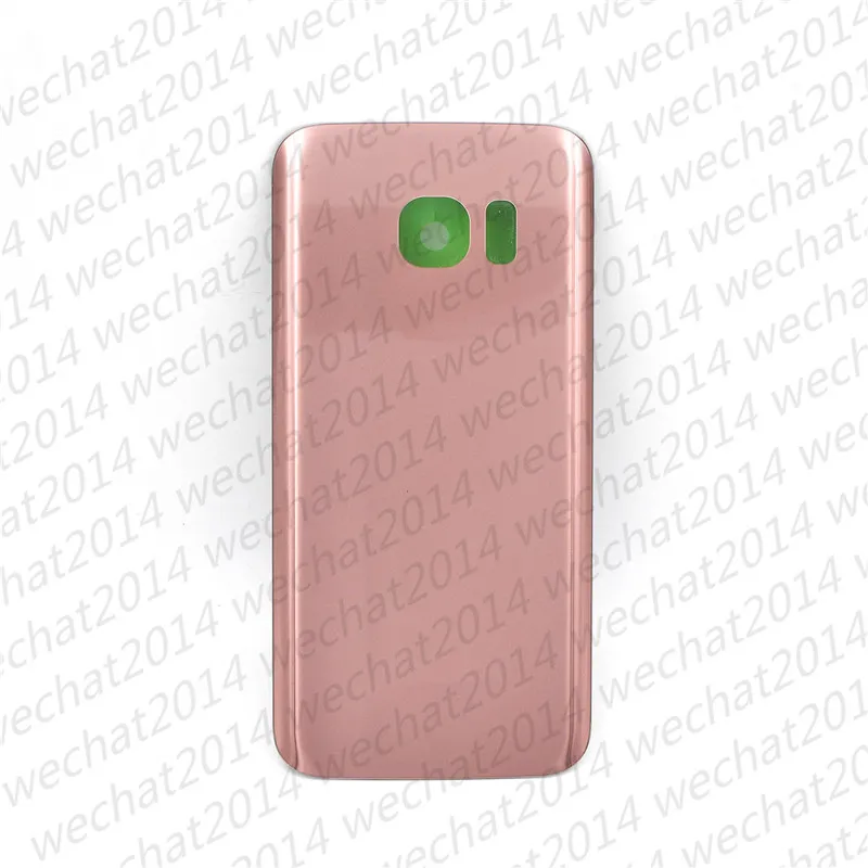 OEM bateria porta volta caixa capa de capa de vidro para samsung galaxy s7 g930f s7 borda g935p g935f com adesivo adesivo livre DHL