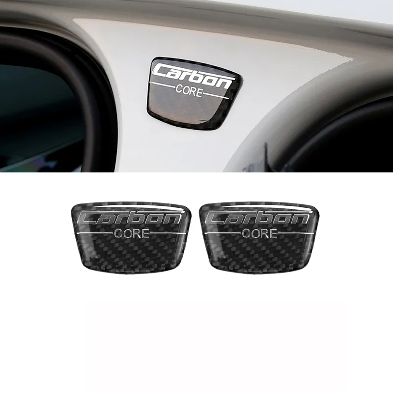 Carbon Fiber Emblem Car Stickers B Column Sticker For bmw e46 e39 e60 e90 f30 f34 f10 1 2 3 5 7 series x1 x3 x5 x6 Car-Styling