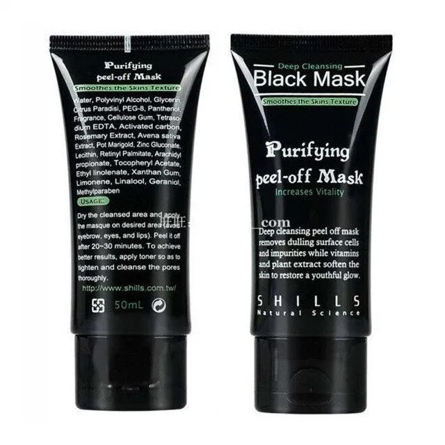 Best Shills Black Purifying peel-off Mask deep cleansing Natural science all kin types blackheads remover FAST shipping 50 ML