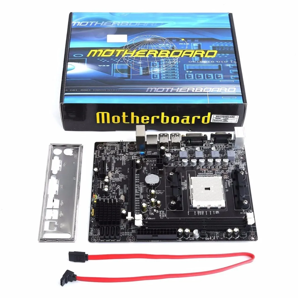 Freeshipping A55 Desktop moderkortstöd för GIGABYTE GA A55 S3P A55-S3P DDR3 Socket FM1 Gigabit Ethernet Mainboard Gratis frakt